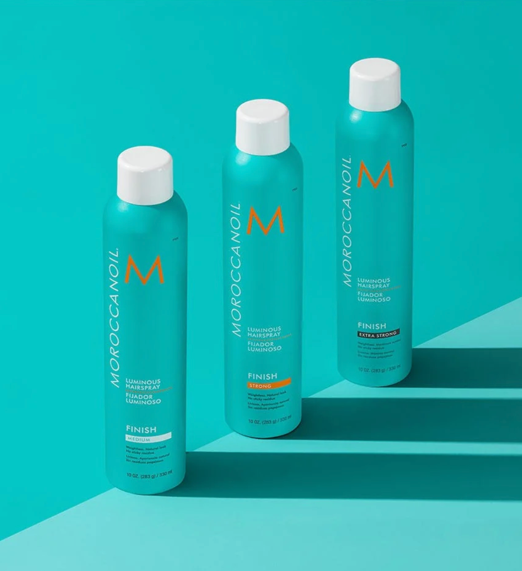 Moroccanoil Luminous Hairspray 330ml product range