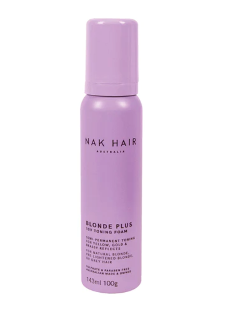 NAK HAIR BLONDE PLUS 10V TONING FOAM 143ml/100g