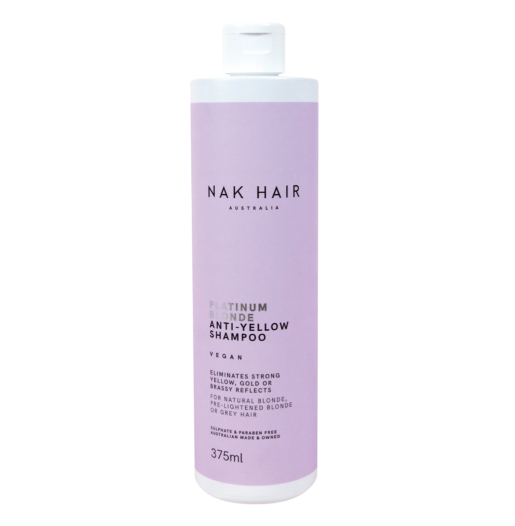 NAK HAIR PLATINUM BLONDE ANTI-YELLOW SHAMPOO 375ml