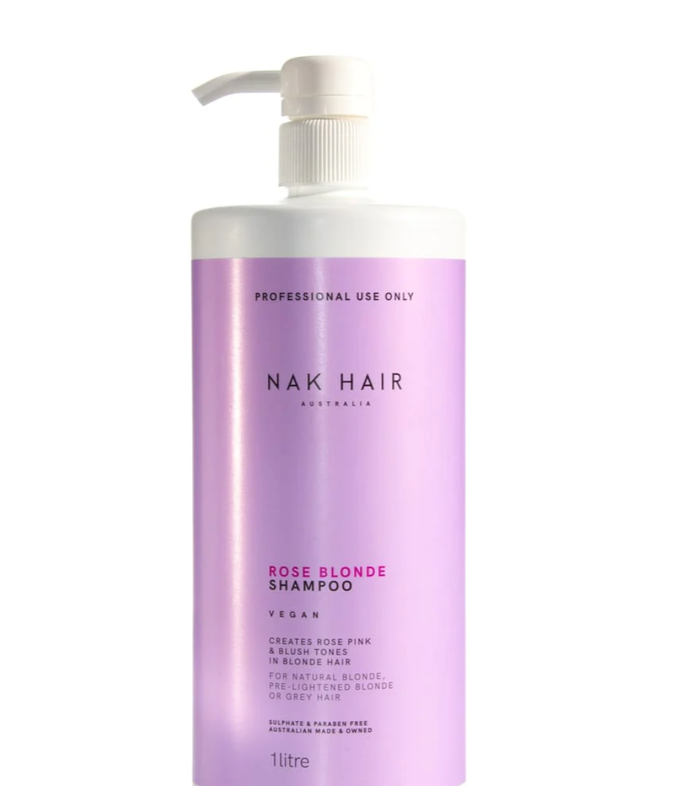 NAK HAIR ROSE BLONDE SHAMPOO 1 litre