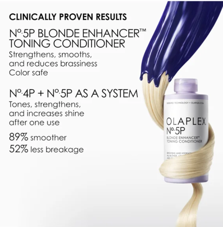 OLAPLEX No. 5P BLONDE ENHANCE TONING CONDITIONER 250ml benefits