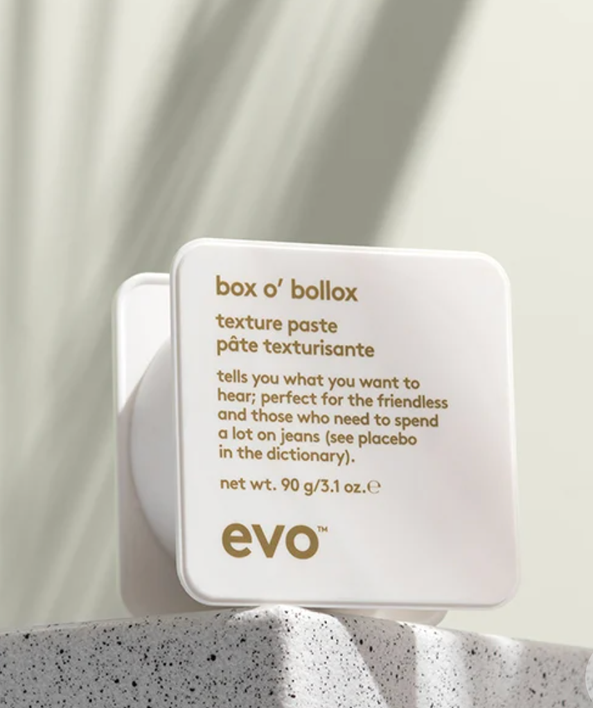 evo box o' bollox texture paste 90g promotional image