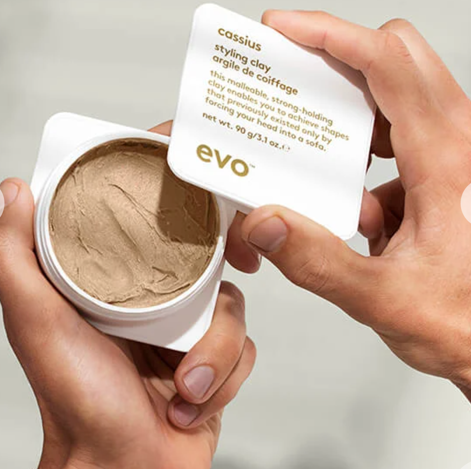 evo cassius styling clay 90g product texture