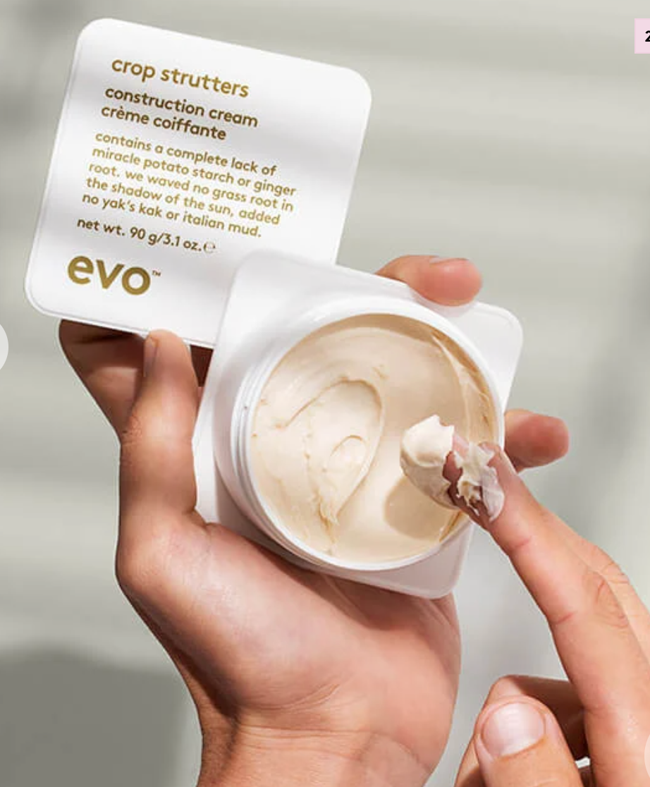 evo crop strutters construction cream 90g product texture