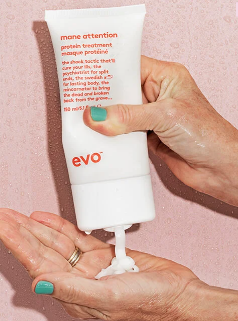 evo mane attention protein treatment 150ml product texture